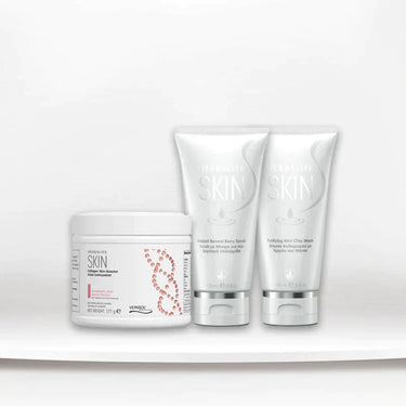 Collagen Skin Booster - Instant Reveal Berry Scrub - Purifying Mint Clay Mask